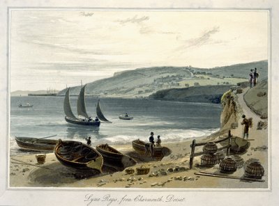 Lyme Regis, from Charmouth, Dorset, from 